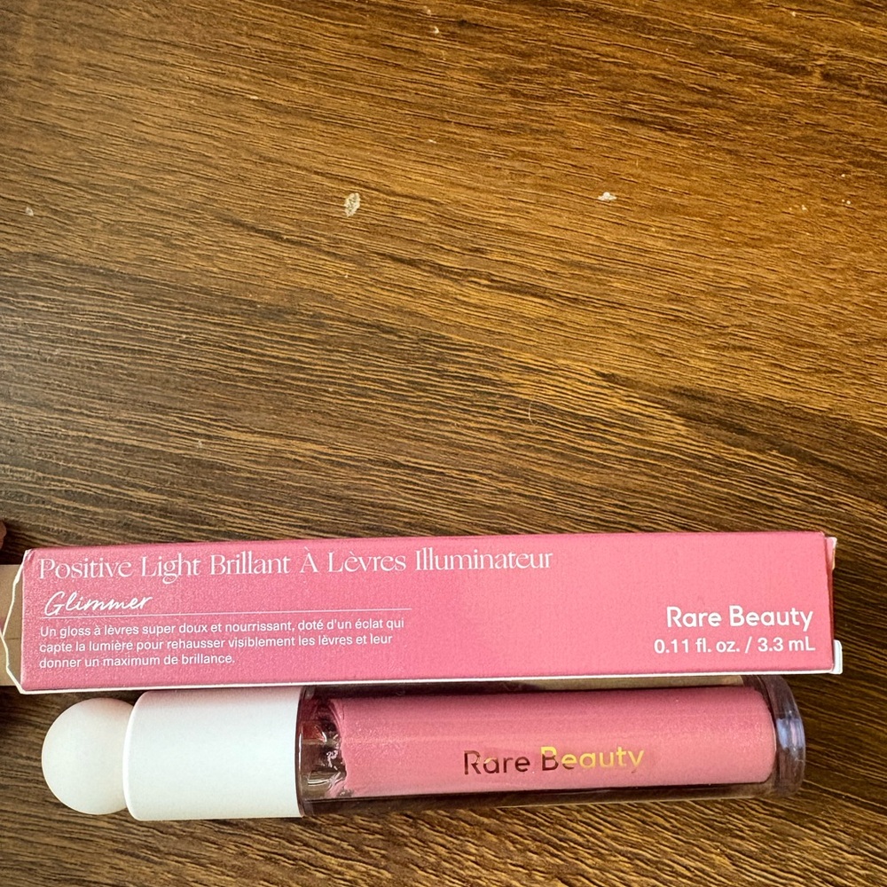 Rare Beauty Positive Light Lip Gloss new with box in Glimmer